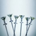 Jubilee Acrylic Classic Martini Picks (Set of 6)